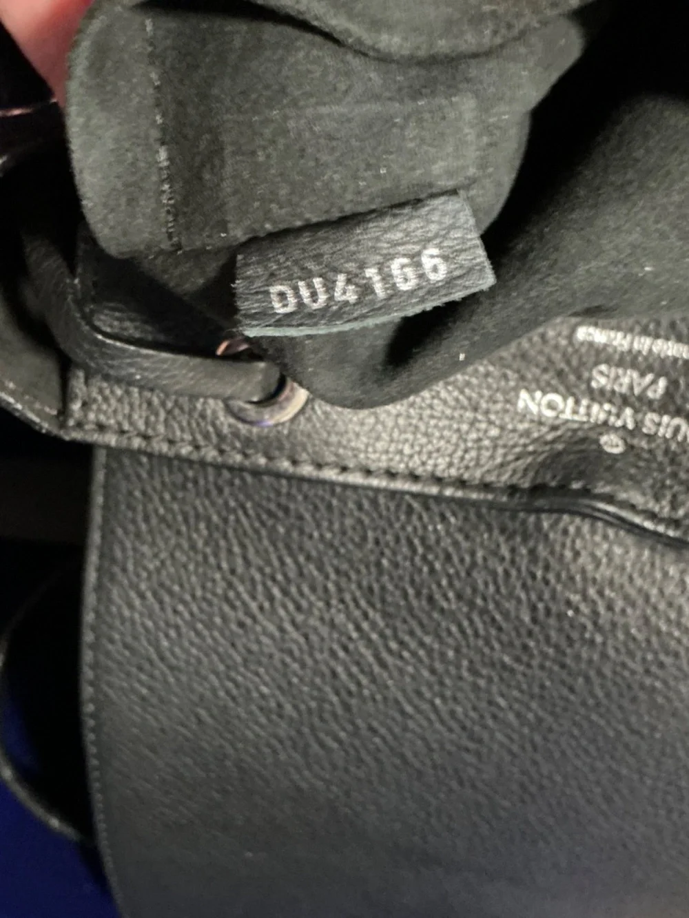 Louis Vuitton Lockme Backpack Taurillon Leather Black Noir